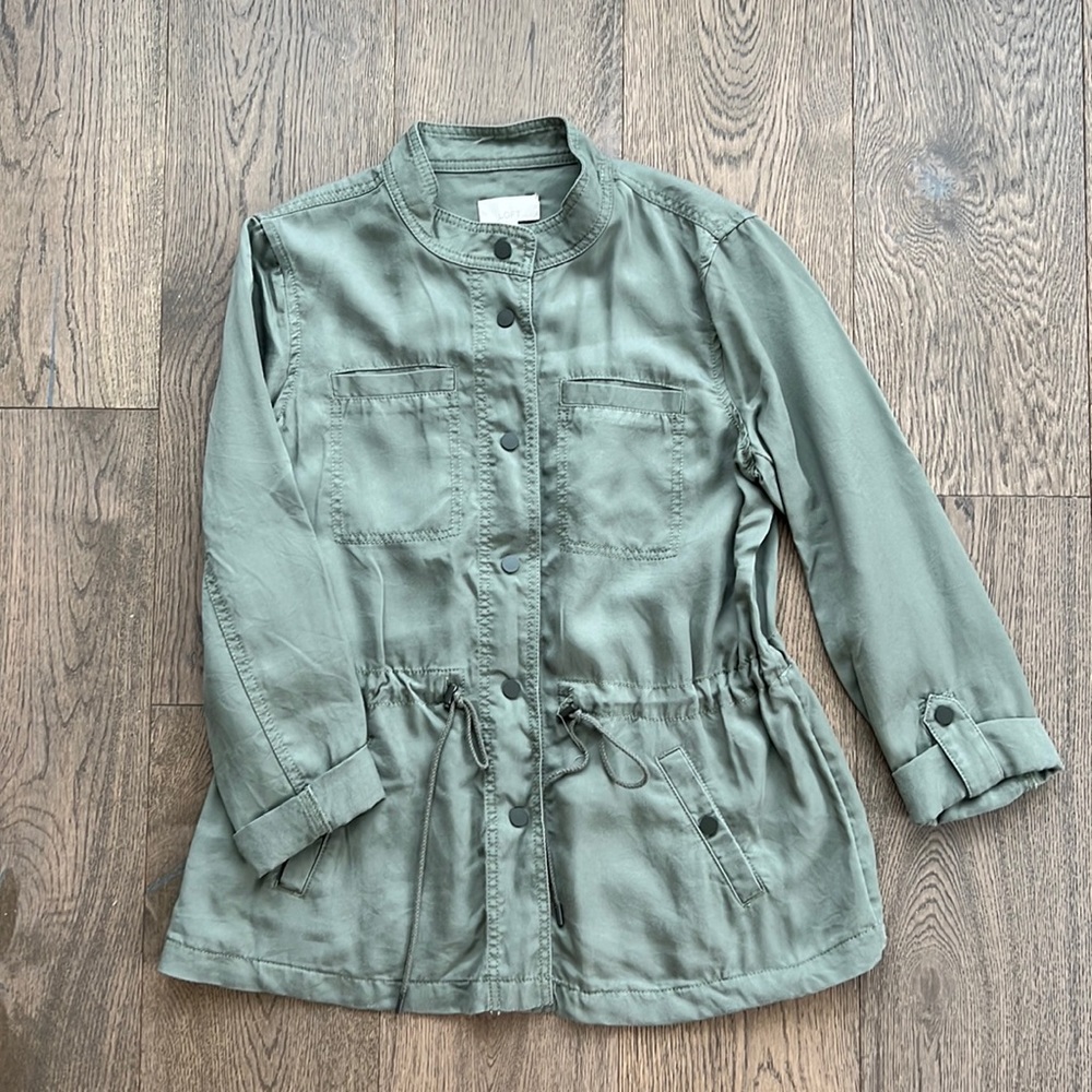 LOFT Olive Green Utility Jacket